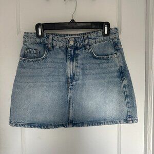 Zara Denim  Mini Jean Skirt